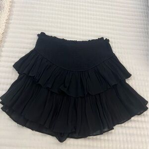Vestique Black Skort